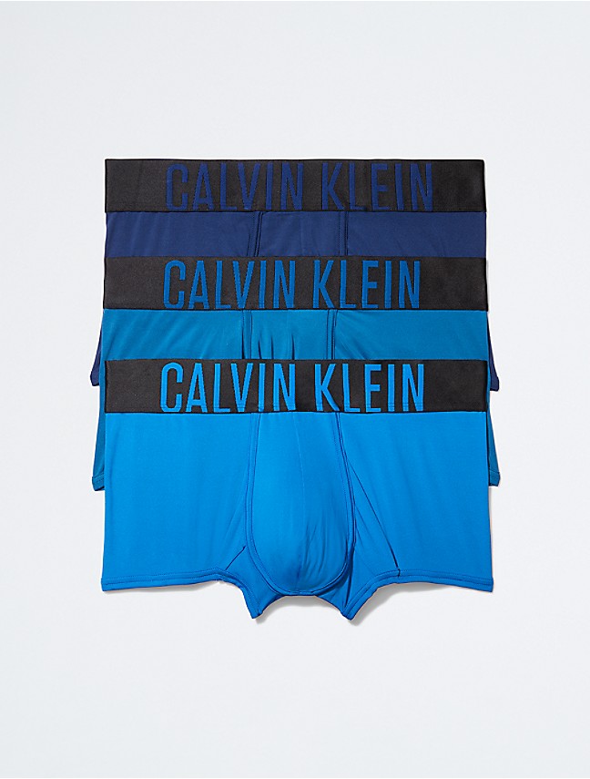 Calvin Klein Steel Micro Low Rise Trunk 3-Pack Tempe Blue