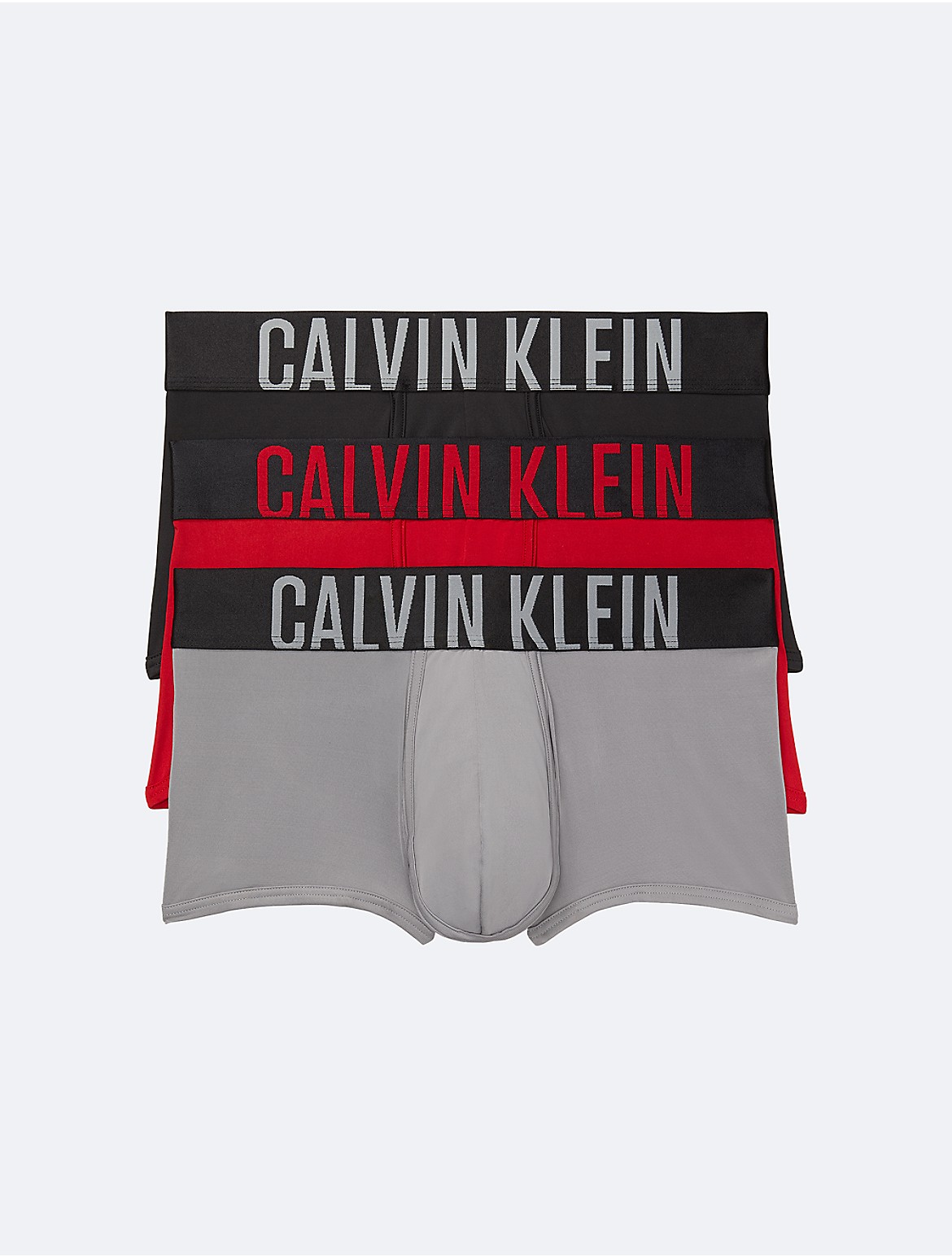 Calvin Klein Men's Intense Power Micro 3-Pack Low Rise Trunk - Multi - XL