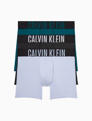 Intense Power Micro 3-Pack Boxer Brief, Maya Blue/black/prepster Blue