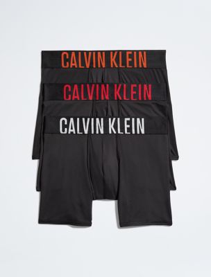 Intense Power Micro 3-Pack Boxer Brief, Black/Exact/Samba/Silver Haze