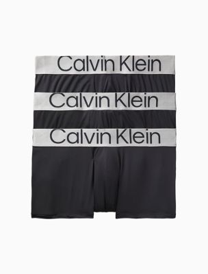  Calvin Klein Men's Steel Micro Low Rise Trunks, Black
