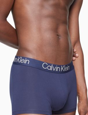 Calvin Klein Ultra-soft Modern Trunk 3-pack in Blue for Men