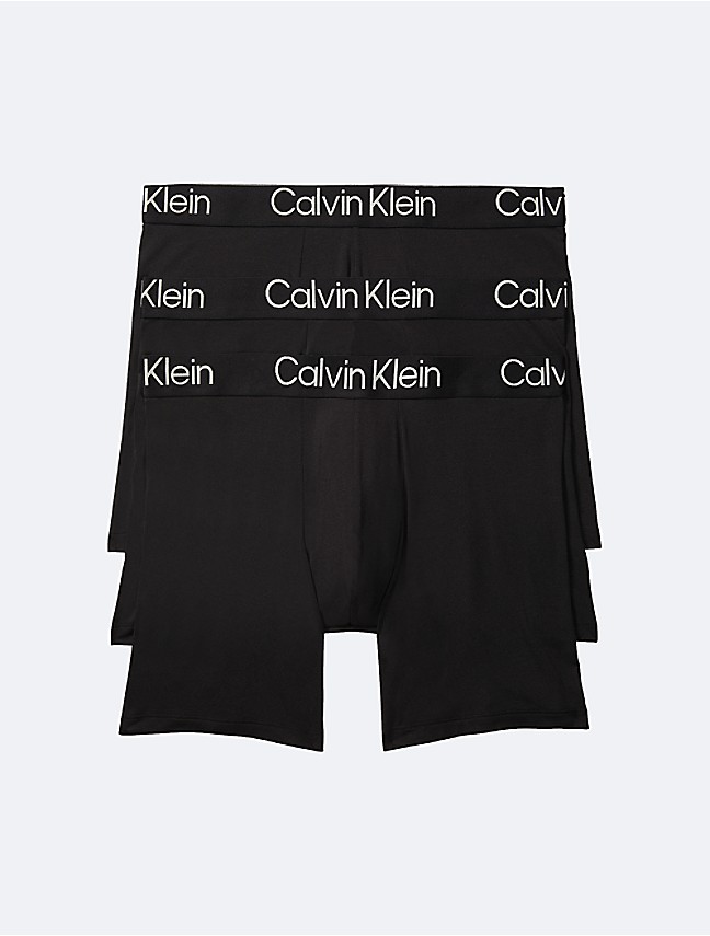Calvin Klein Cotton Stretch 3-Pack Boxer Breif Black at