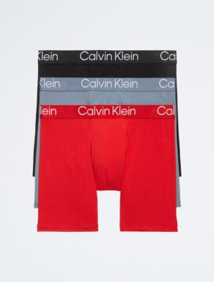 Calvin Klein Boys' Modern Cotton Assorted Boxer Briefs Underwear,  Multipack, Black, Grey, White, Light Blue, Navy, L : Buy Online at Best  Price in KSA - Souq is now : Fashion