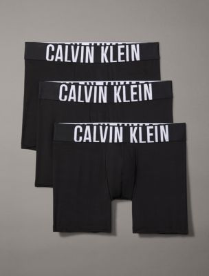 Calvin Klein Microfiber Boxer Brief - Pack of 3 - (Black) 