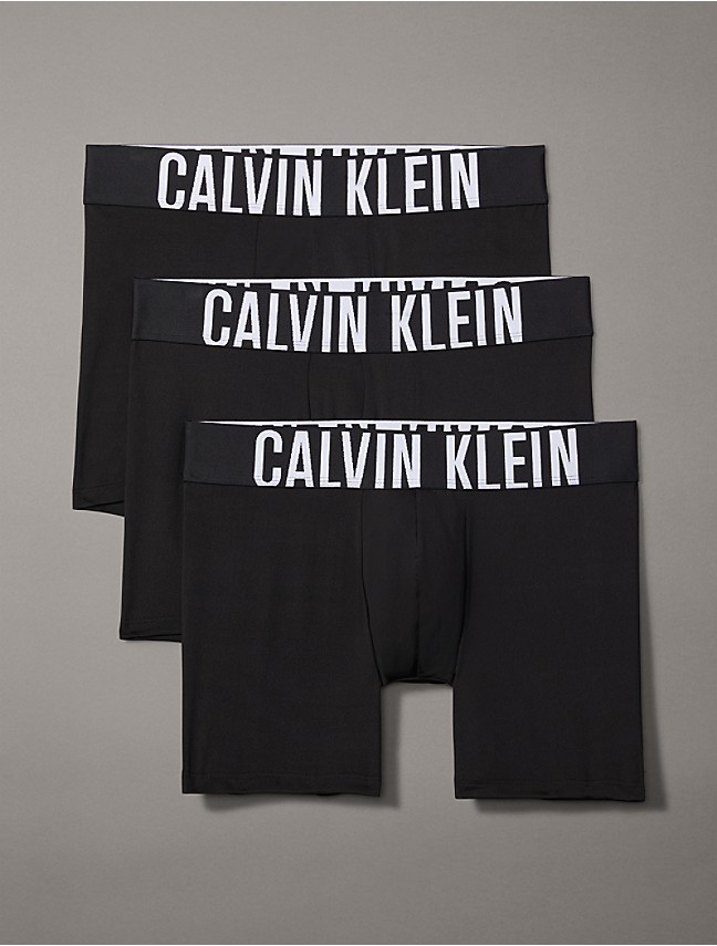 Men's Calvin Klein 3-pack Modern Cotton Stretch Boxer Brief White/Exact/ Black