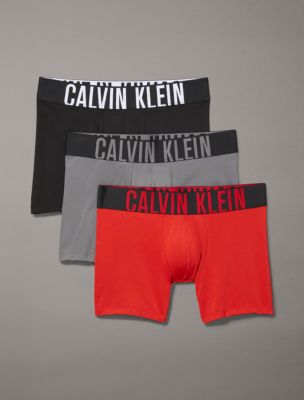 Two Calvin Klein Men's Boxer Briefs Underwear Black Gray Sz Small NP23130