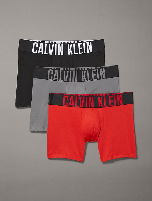 Calvin Klein Boxer Briefs Micro Mesh Size XL Blue 3-Pack NWT CK Underwear  In Box