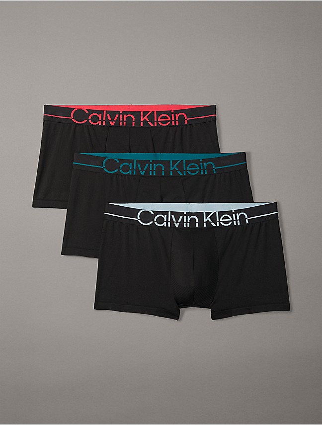 Calvin Klein 3 Pack Steel Cotton Hip Briefs - Black-Olv Branch/Grey/Re –  Trunks and Boxers