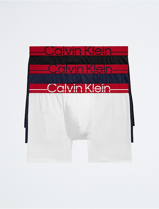 Calvin Klein Mens Microfiber Mesh Contour Boxer Briefs