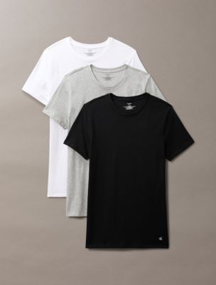 Cotton Classics 3 Pack Crewneck T Shirt Calvin Klein