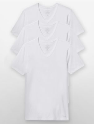 calvin klein white v neck