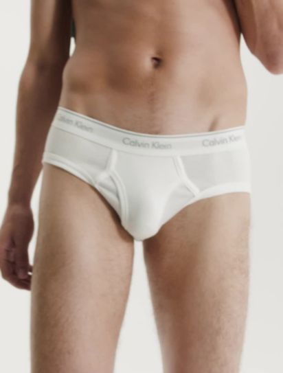 Calvin Klein Men's Cotton Classics 6-Pack Hip Brief, 6 White, XXL at   Men's Clothing store