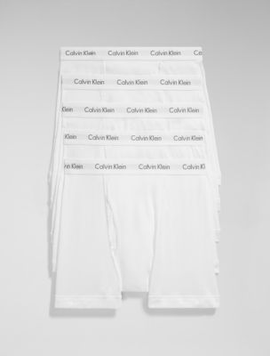 Calvin Klein Men's 5-Pack. Cotton Classic Boxer Briefs - White