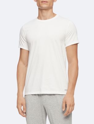 Calvin Klein Classics Crew Cotton T-shirt 3 Pack In White