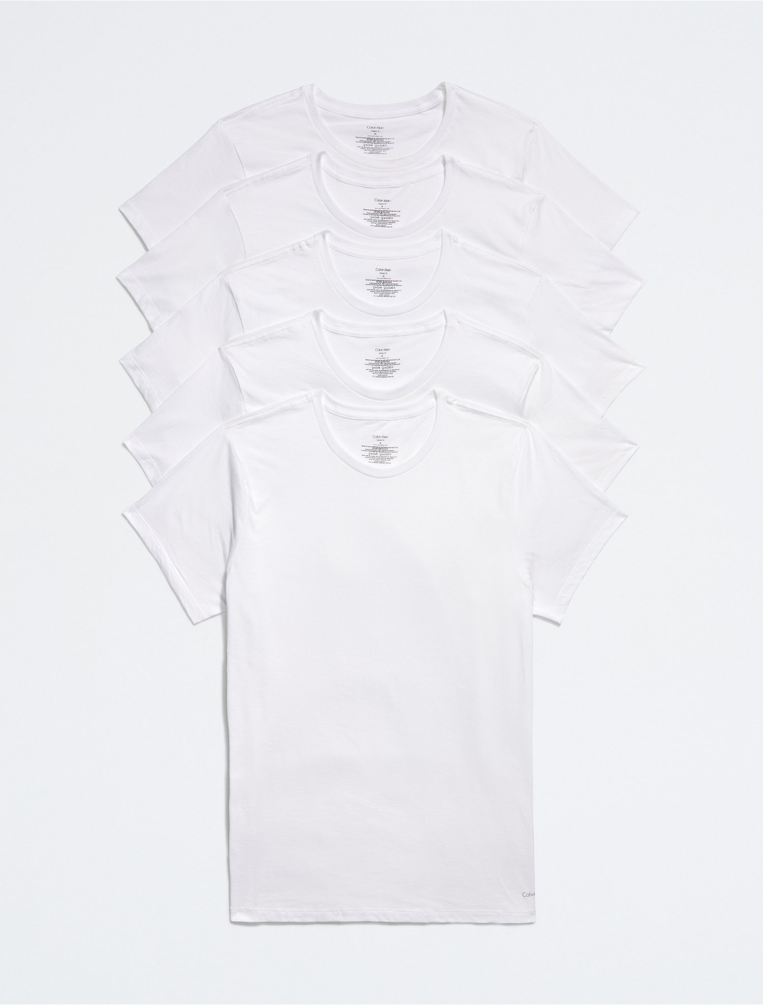 ze Verlengen Plasticiteit Cotton Classic Fit 5-Pack Crewneck T-Shirt | Calvin Klein