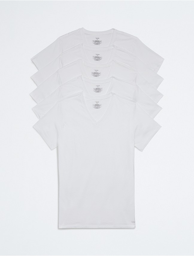 | V-Neck 3-Pack USA T-Shirt Cotton Fit Slim Klein® Calvin