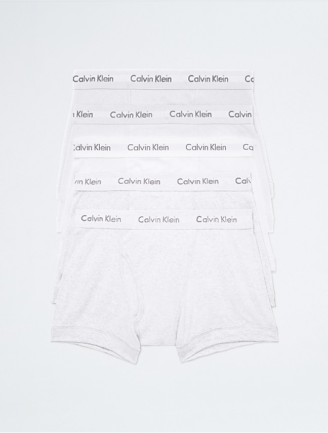 Calvin Klein Men's Big Tall Cotton Classic 3-Pack Boxer Brief Black