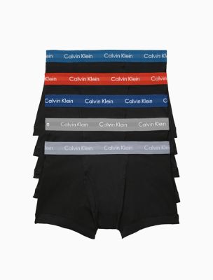 Cotton Classics 5-Pack Trunk, Terra Cotta/Grey/Blue