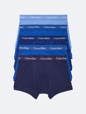 Calvin Klein Cotton Stretch (5-Pack) Trunk Underwear - NEW