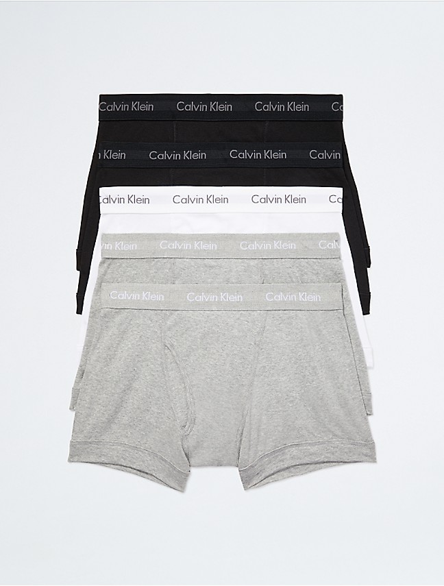Calvin Klein Mens Classic 3-Pack Boxer Briefs (Black)