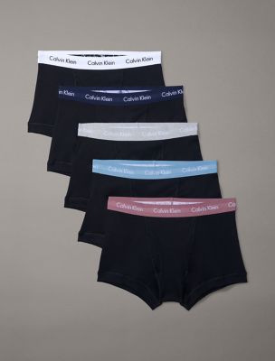 Calvin Klein Cotton Stretch Boxer Brief 3-Pack Black Multi NU2666-299/PAZ  at International Jock