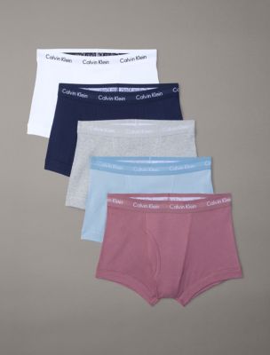 Mens Calvin Klein multi Cotton Stretch 1996 Trunks (Pack of 3