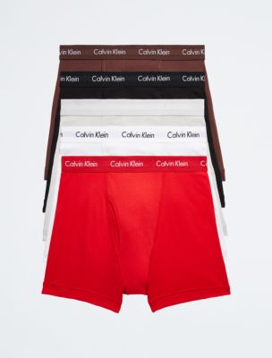 Men's Calvin Klein Classic Fit 100% Cotton 5 Pack Boxer Brief Underwear  NB1429