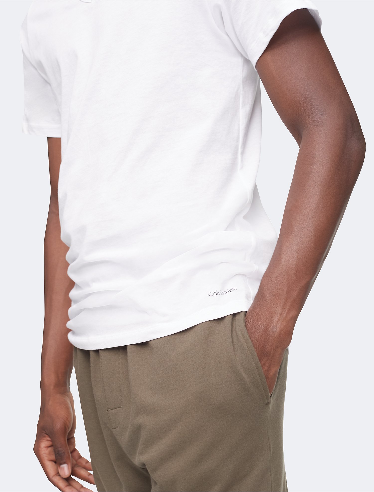 Cotton Slim Fit 5-Pack V-Neck T-Shirt | Calvin Klein