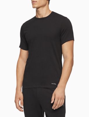 Cotton Slim Fit 5-Pack Crewneck T-Shirt, Ck Black