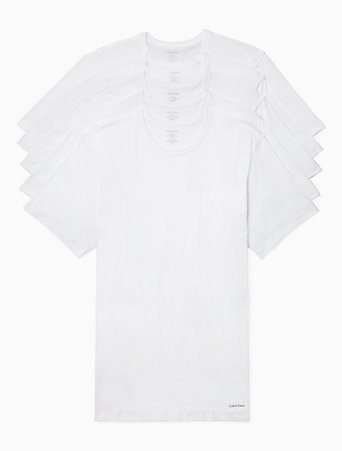 Onzin Marine experimenteel Cotton Slim Fit 5-Pack Crewneck T-Shirt | Calvin Klein