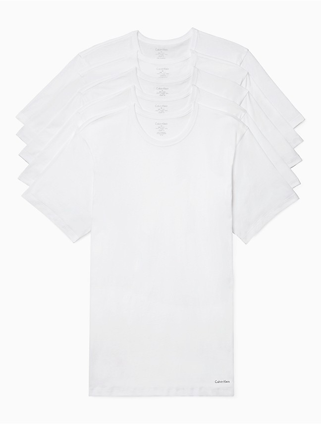 Cotton Slim Fit 3-Pack Crewneck T-Shirt | Calvin Klein® USA
