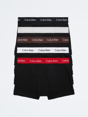  Calvin Klein Men's Cotton Classics 5-Pack Trunk, 1 Periwinkle,  2 Mazarine Blue, 1 Dark Knight, 1 Evening Blue, S : Clothing, Shoes &  Jewelry