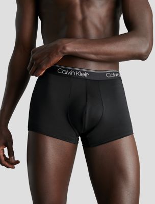 $60 Calvin Klein Underwear Men's Black 3-Pack Logo NB2569 Low-Rise Trunks  Size S