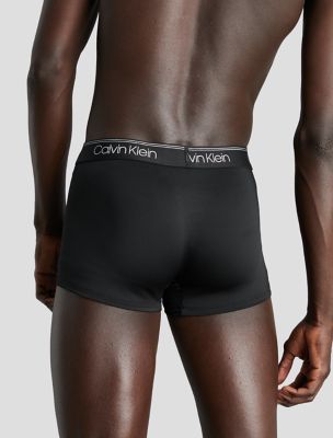 $37 Calvin Klein Underwear Men's Black 2-Pack Logo NB2569 Low-Rise Trunks  XL