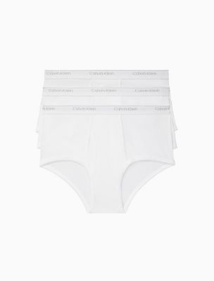 Big + Tall Cotton Classics 3-Pack Brief, White