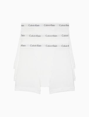 calvin klein white boxer shorts