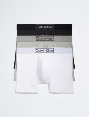 White Pack of three cotton-blend briefs, Calvin Klein Underwear