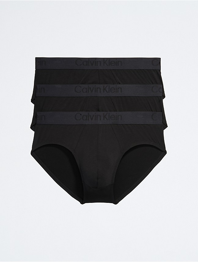Calvin Klein, Underwear & Socks, 5pk Calvin Klein Mens Black Cotton  Classic Hip Briefs Small