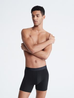 Buy Calvin Klein Black Modern Structure Boxer Briefs 3 Pack from Next  Luxembourg