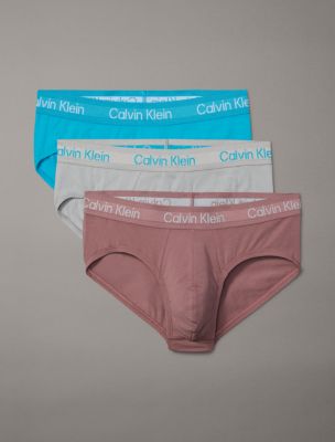 Calvin Klein Men's Cotton Briefs (U1803D_Grey 080_M) 