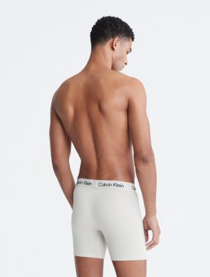 Calvin Klein Underwear Mens Boxer Brief 3 Pack Cotton Stretch Multicolor  Size M
