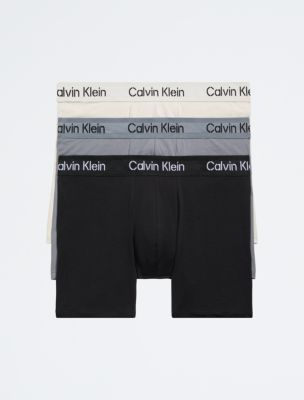 Calvin Klein Cotton Classics Boxer Briefs 3-Pack Heather Grey