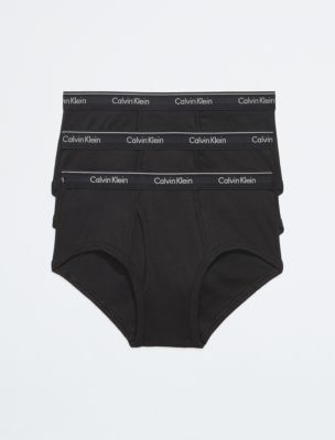 Calvin Klein mens slip 3 pack panties, blackone : : Fashion