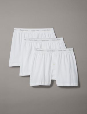 Calvin Klein Cotton Classic Solid Knit Boxers 3-Pack