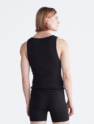 Calvin Klein Underwear: Three-Pack Black Tank Tops