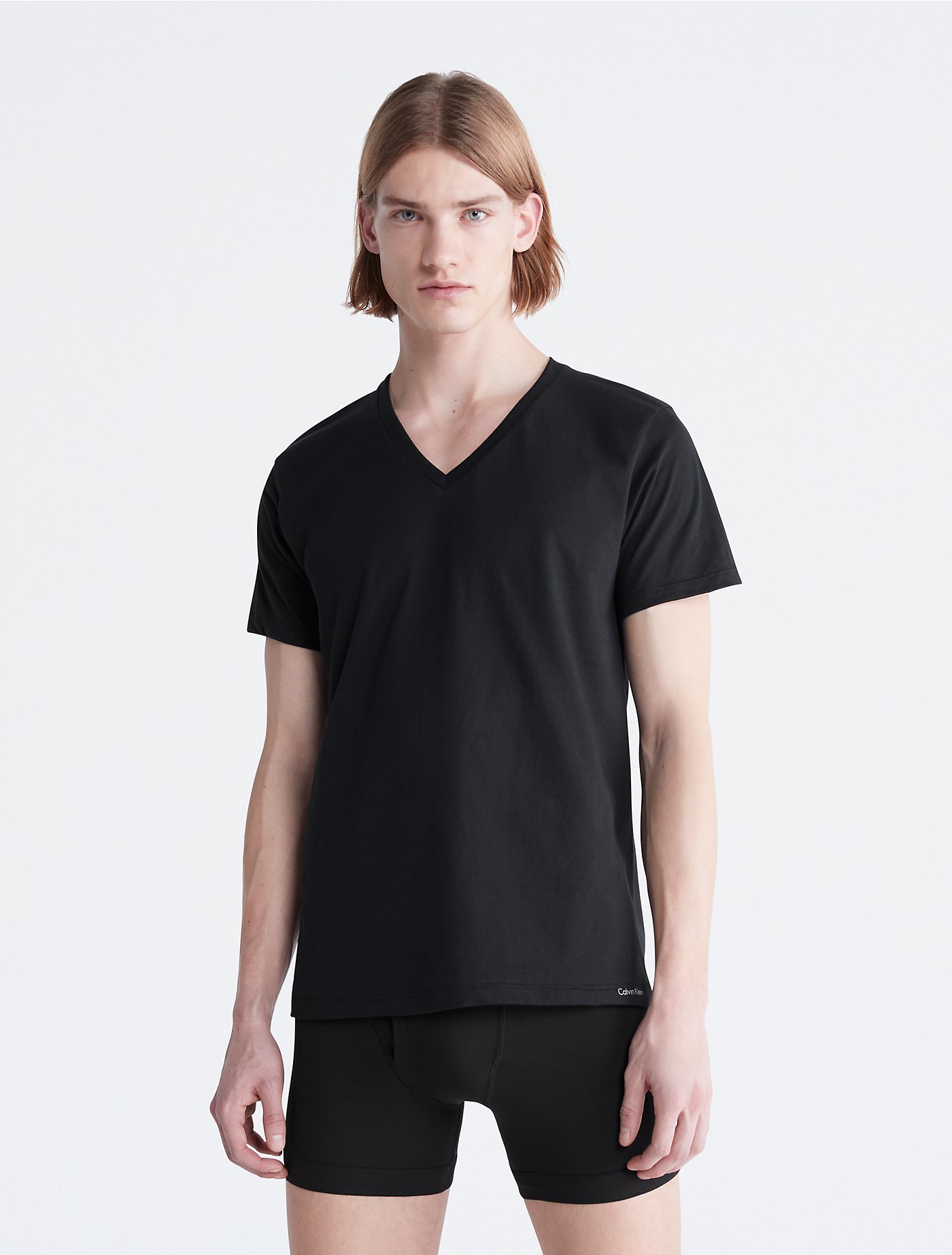 Classic Fit 3-Pack V-Neck T-Shirt | Calvin Klein