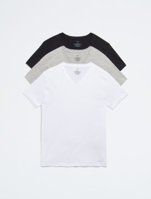 Cotton Classics 3 Pack V Neck T Shirt Calvin Klein