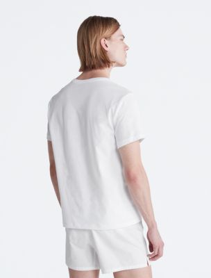 Calvin Klein Men`s Cotton Crew Neck Classic Fit T-Shirts 3 Pack, B
