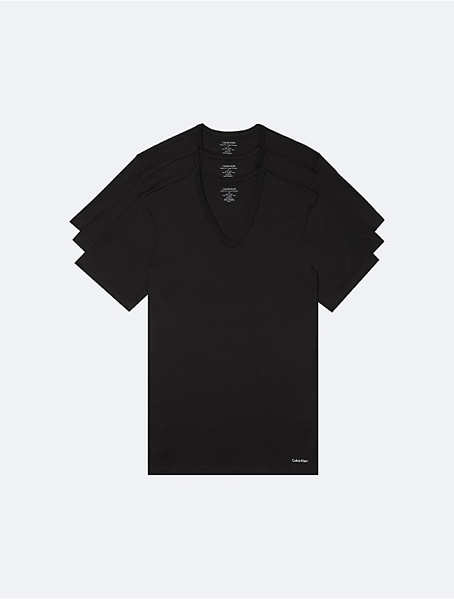 Cotton Slim Fit 3-Pack Crewneck T-Shirt | Calvin Klein